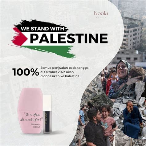 skincare brands that support palestine.